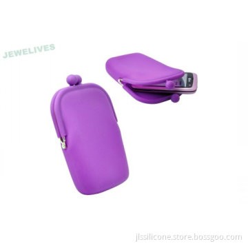 Silicone Coin Bag In Luggage In Candy Color 